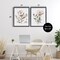 Stupell Industries Minimal Pressed Flowers 2pc Floating Frame Set, design by Lettered and Lined